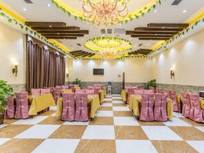 Banquet hall - GreenTree Inn Guangzhou Chimelong Paradise Yuangang Metro Station Hotel (Guangzhou)