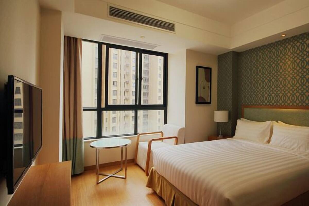 Habitación estándar doble | Escritorio, cortinas opacas, wifi gratis