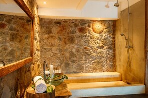 Suite, Sea View | Bathroom | Free toiletries, hair dryer, towels - Bliss Hotel (Mahé Island)