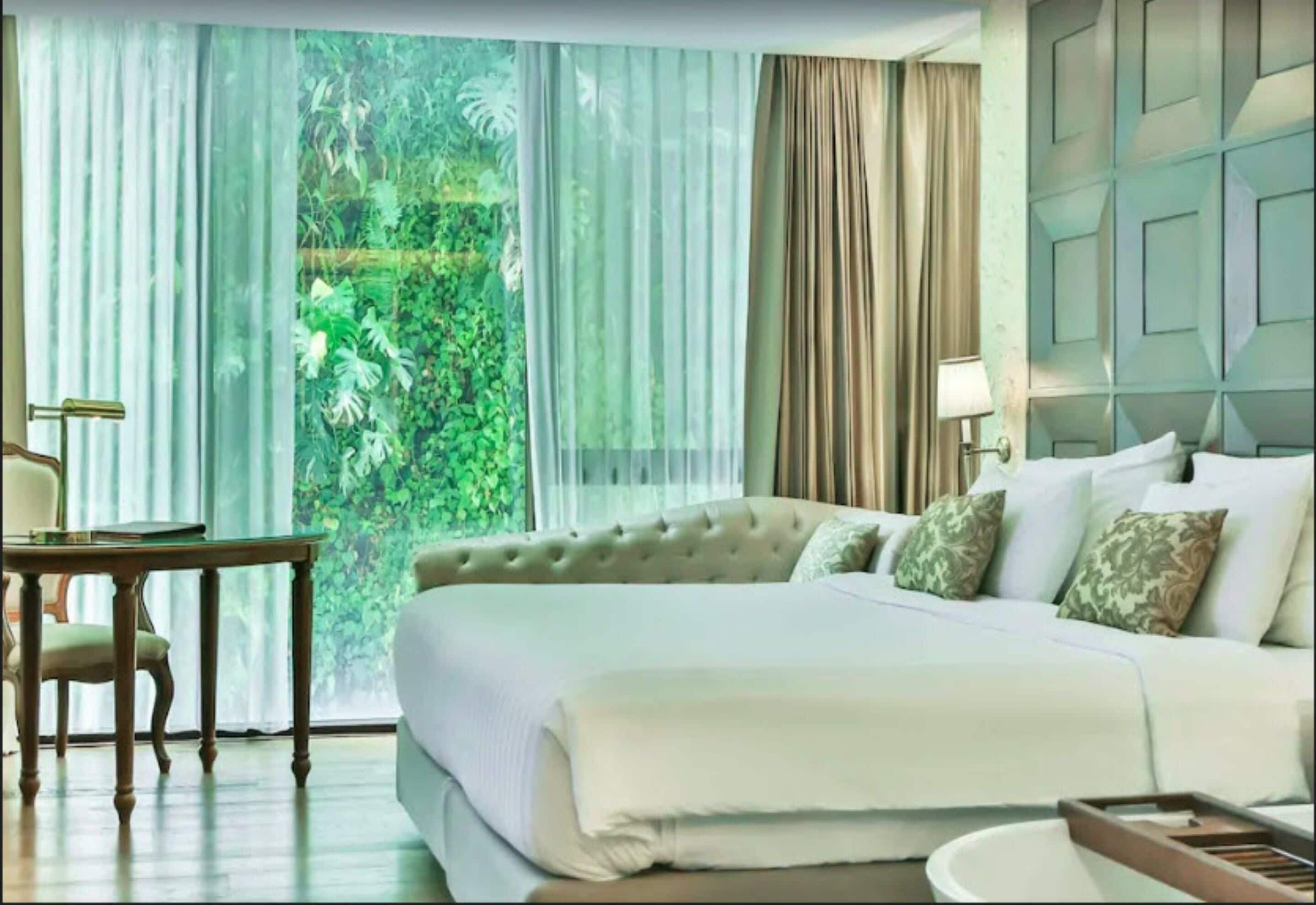 Habitación superior | Sábanas de algodón egipcio y ropa de cama de alta calidad 