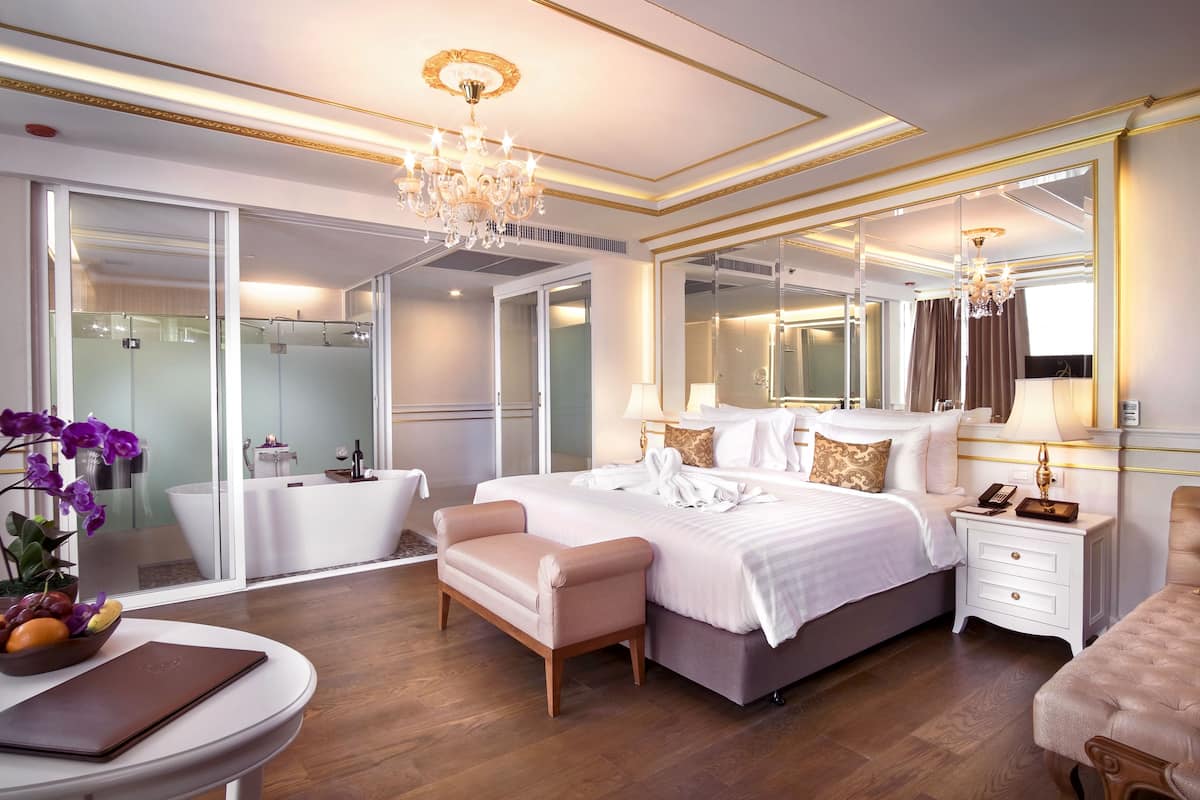Chambre Deluxe | Draps en coton égyptien, literie de qualité supérieure