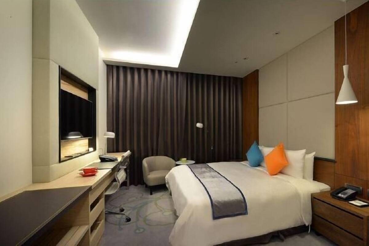 1 chambre, literie de qualité supérieure, couette en duvet d'oie