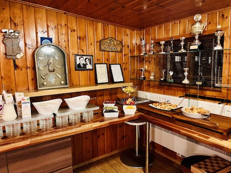 Daily buffet breakfast (EUR 28 per person)