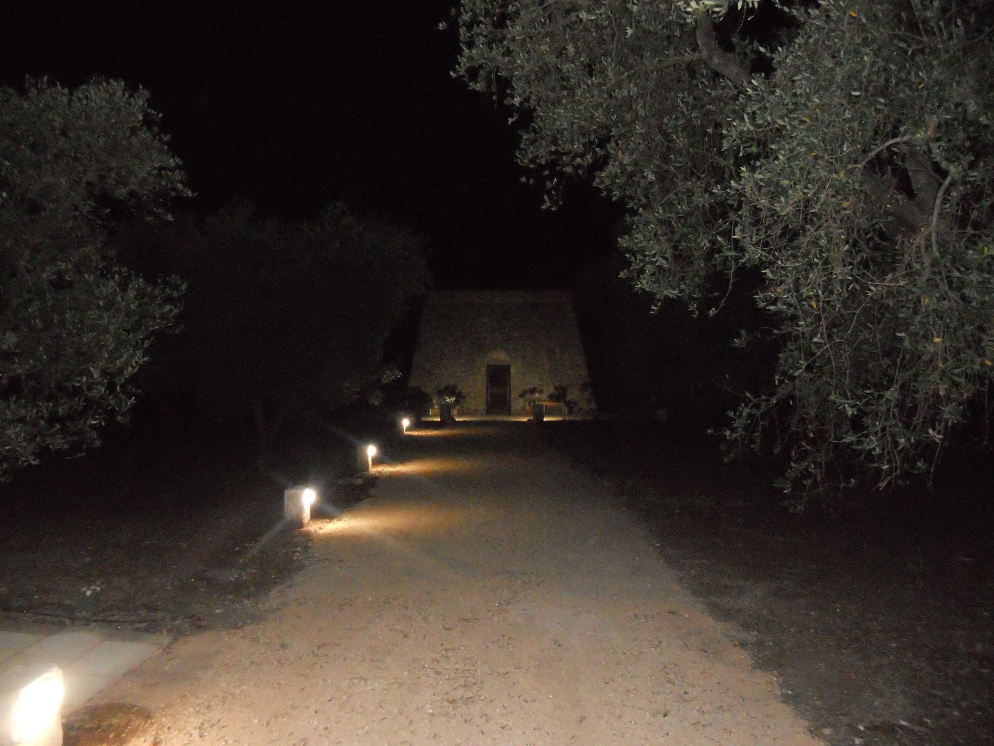 front of property – evening/night