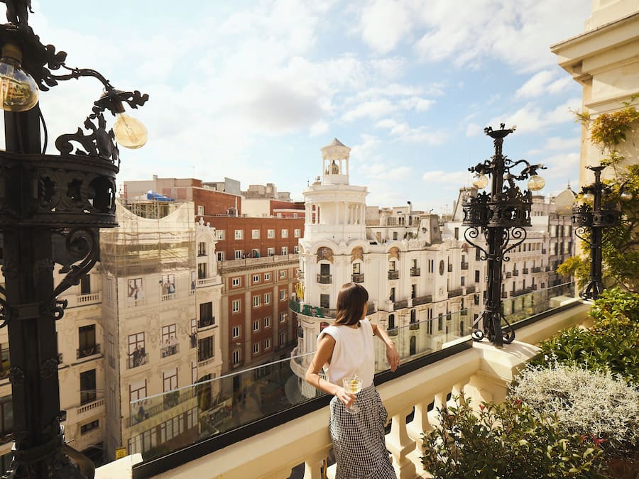 Terrasse sur le toit