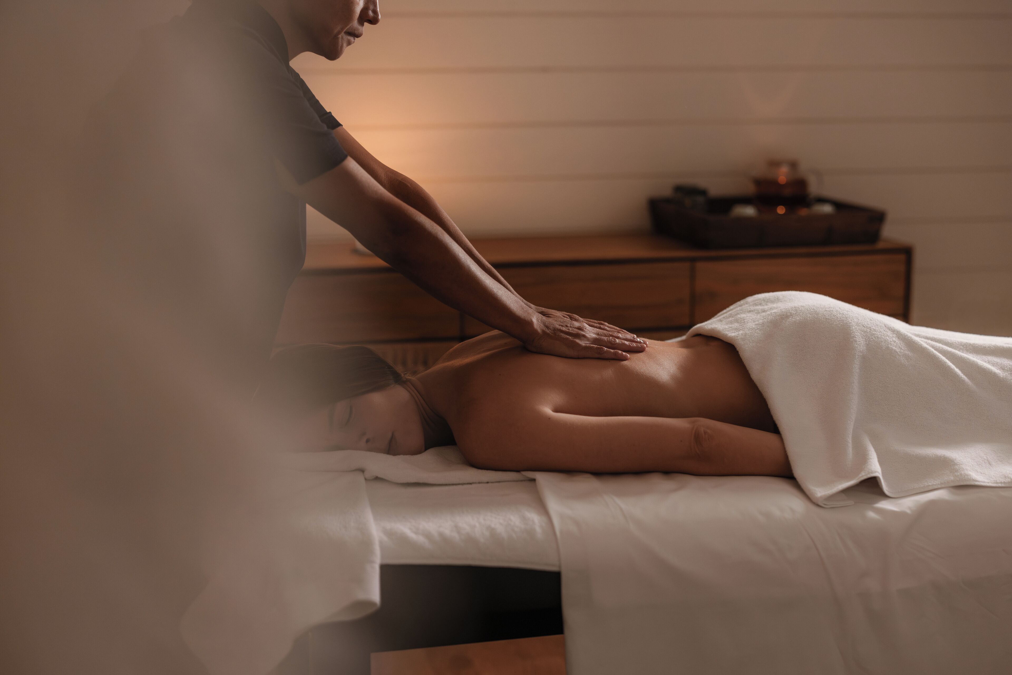 Espace de soins pour les couples, soins corporels, massages suédois