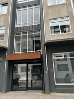 Framhlið gististaðar