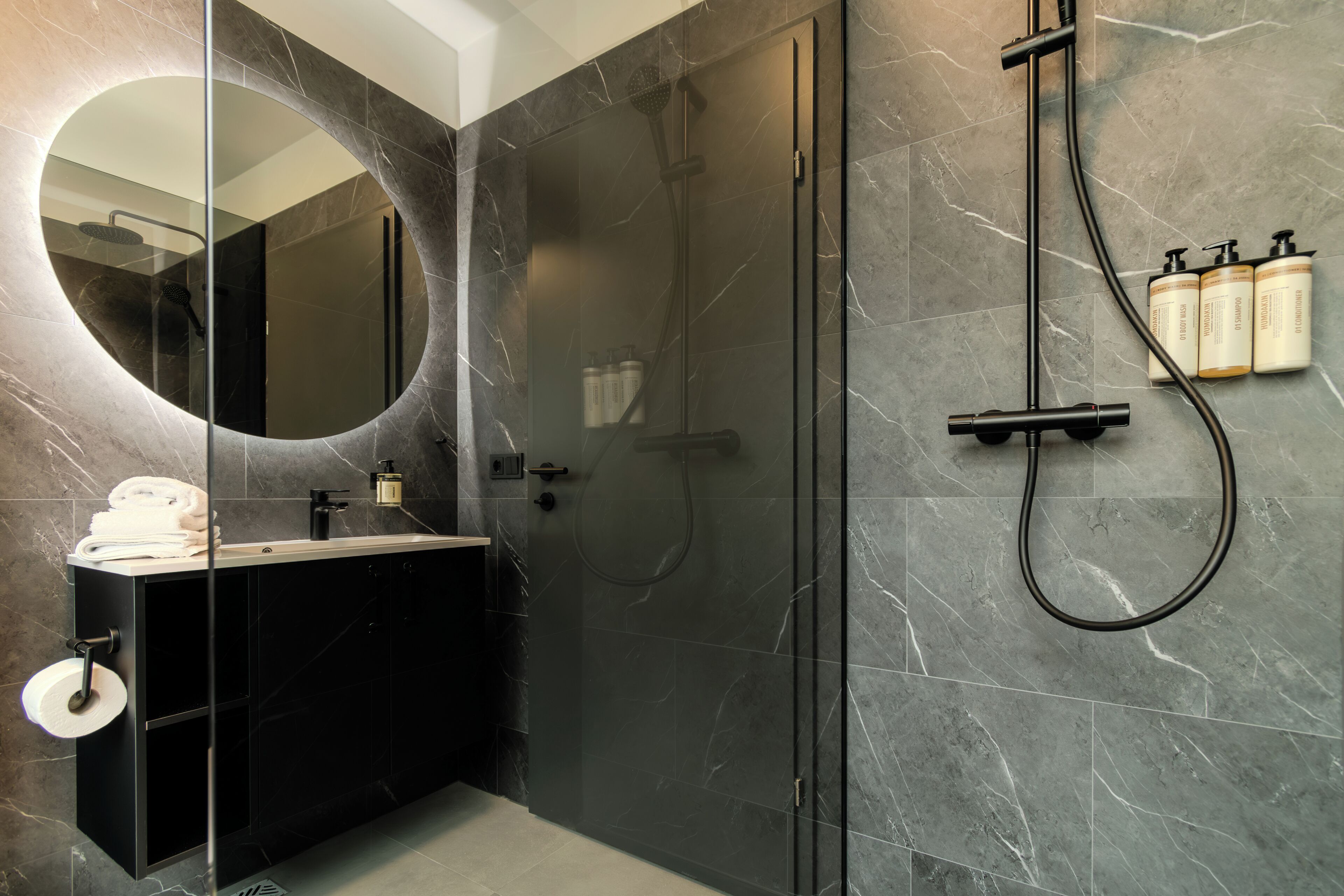 Douche de la salle de bain