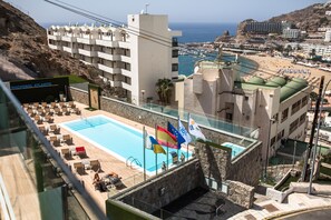 Blick von der Unterkunft