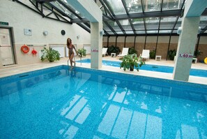 Indoor pool, outdoor pool