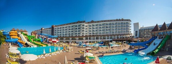 Indoor pool, outdoor pool - Eftalia Splash Resort (Alanya)