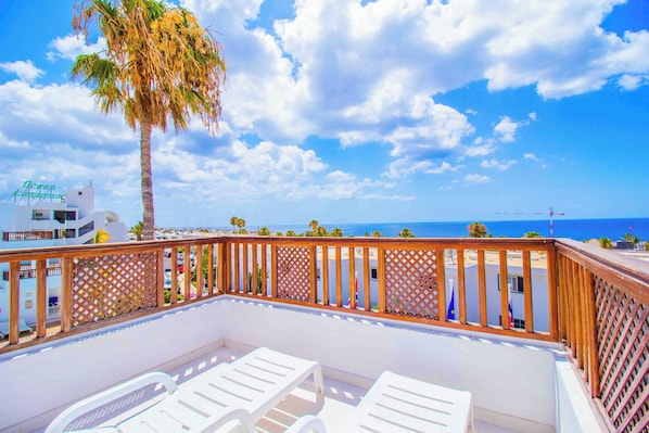 Appartement Supérieur, 1 chambre | Vue sur la plage/l’océan