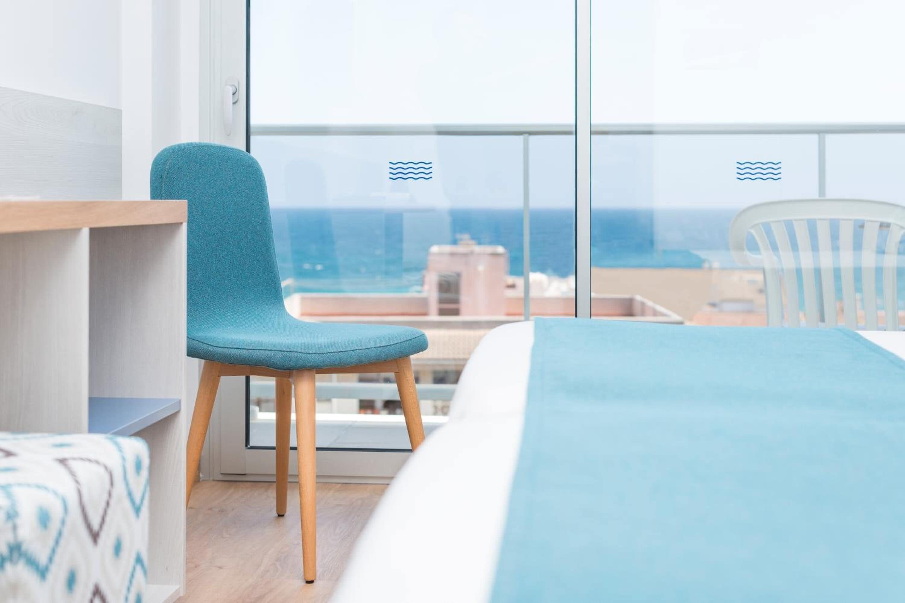 double room, balcony, sea view | 1 bedroom, down duvets, desk, blackout curtains