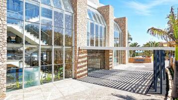 Overnatningsstedets facade