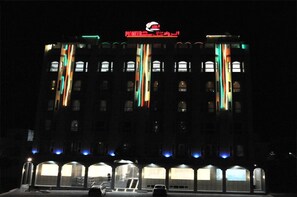 Front of property – evening/night