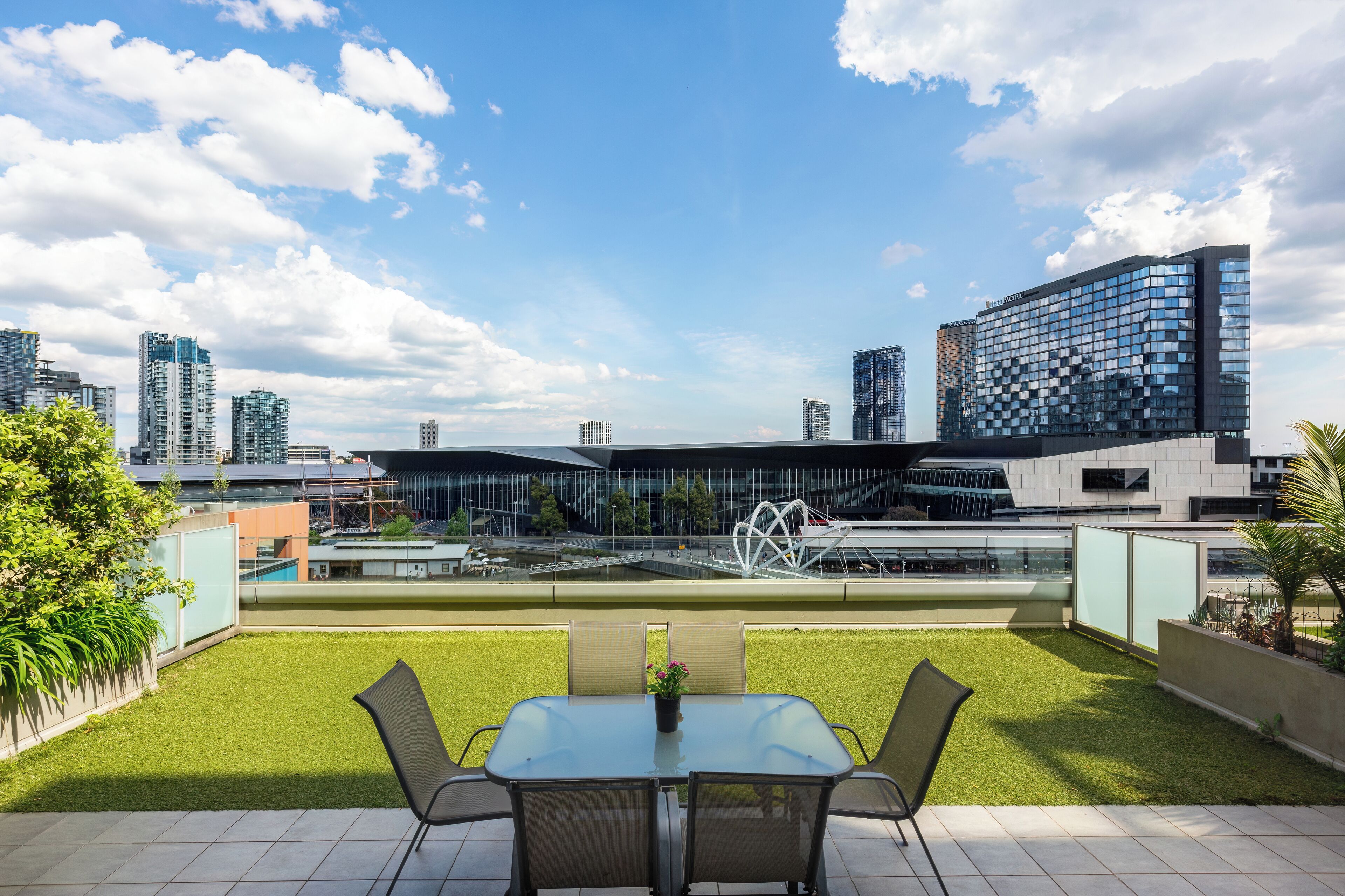 Apartment, 3 Schlafzimmer, Flussblick | Terrasse/Patio