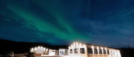 Front of property – evening/night