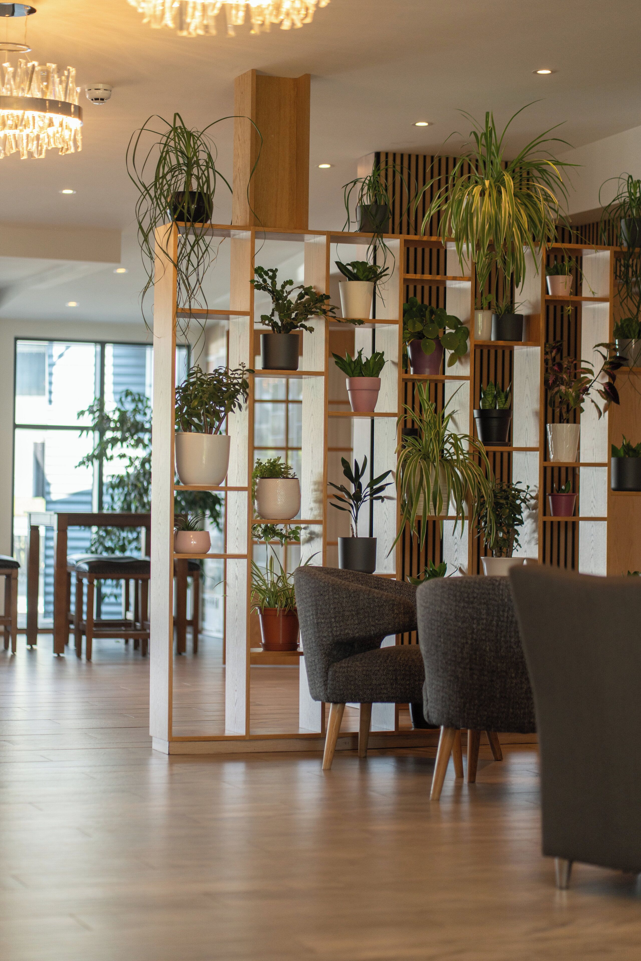 Sitteområde i lobbyen