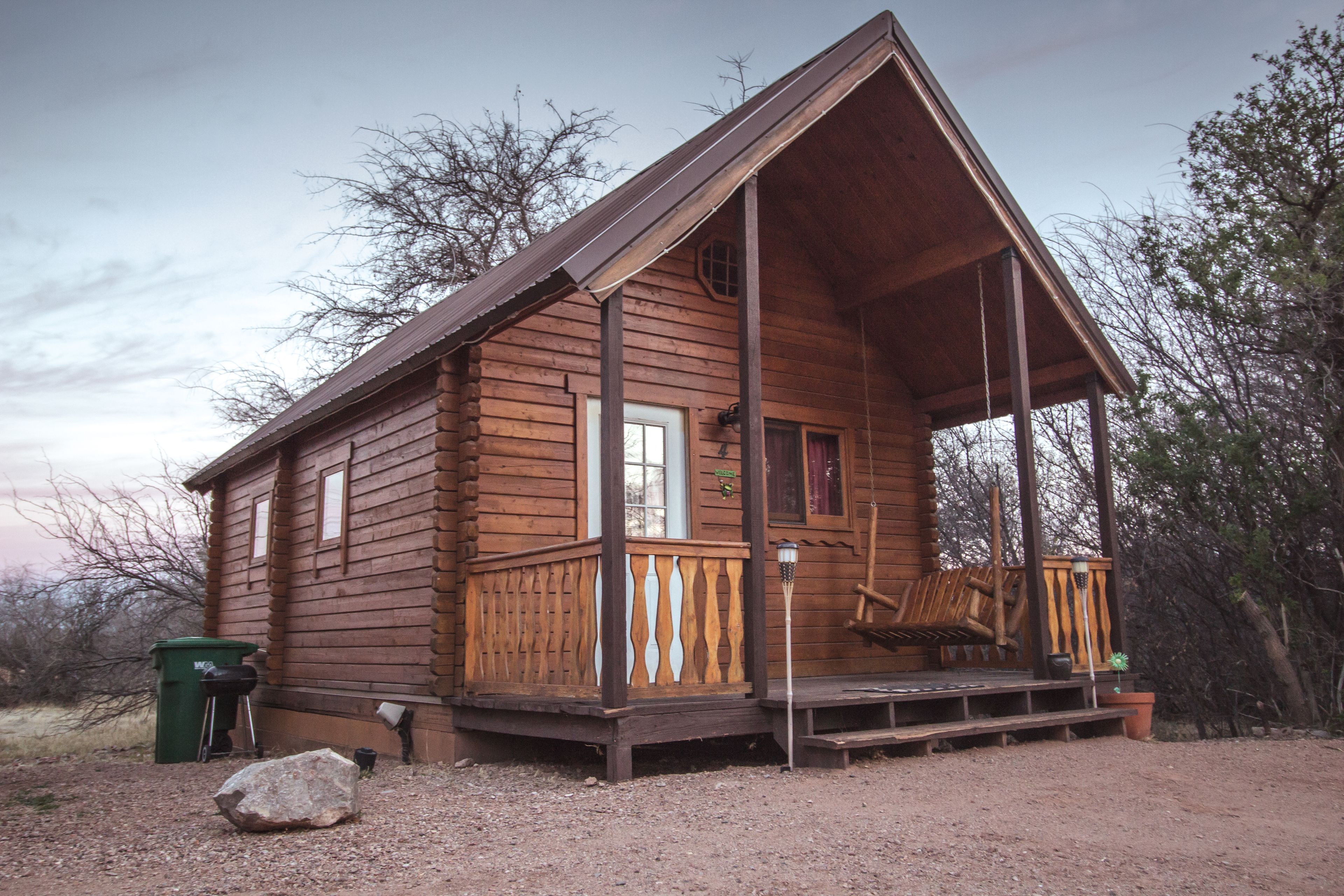 Front of property - evening/night