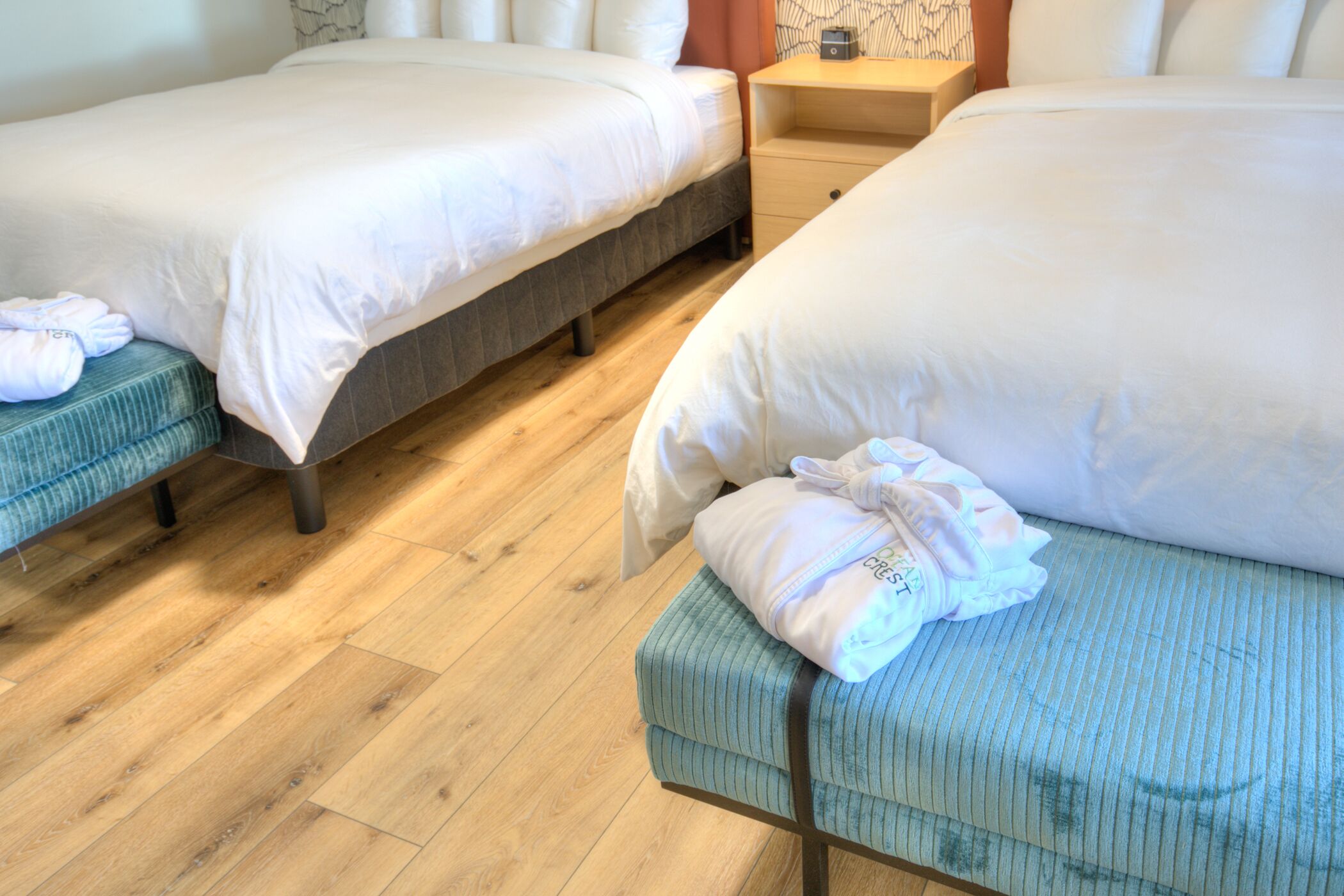 studio, 2 queen beds, ocean view | iron/ironing board, free wifi, bed sheets