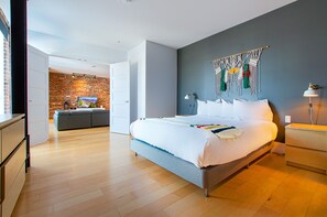 Apartment, 2 Schlafzimmer, Stadtblick (304) | Bügeleisen/Bügelbrett, Reisekinderbett, kostenloses WLAN, Bettwäsche