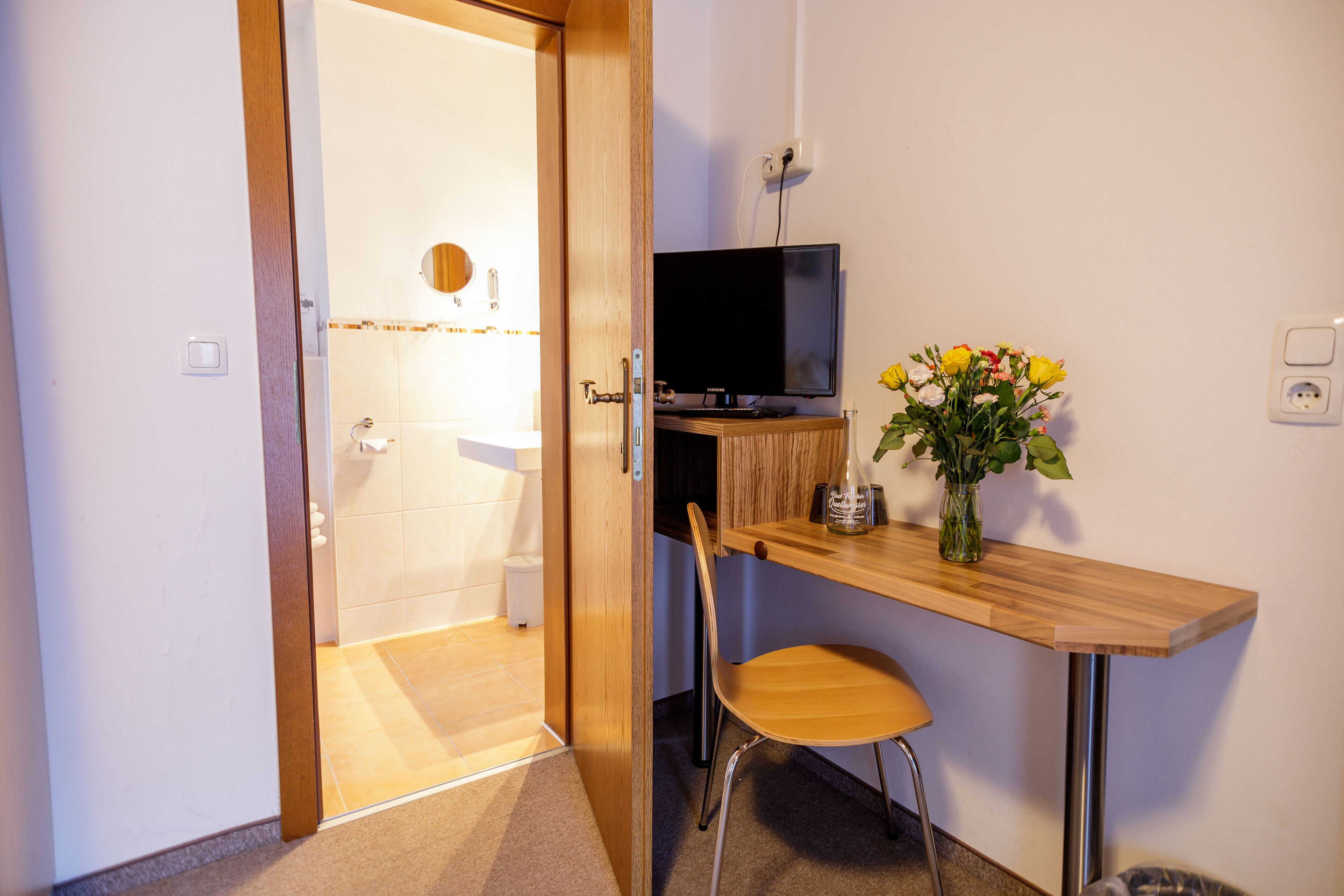 family room, annex building | living area | 43-inch flat-screen tv with cable channels