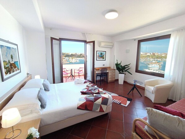Junior Suite, 1 Queen Bed, Terrace, Sea View (with Single Sofabed)