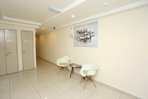 Sittområde i lobbyn