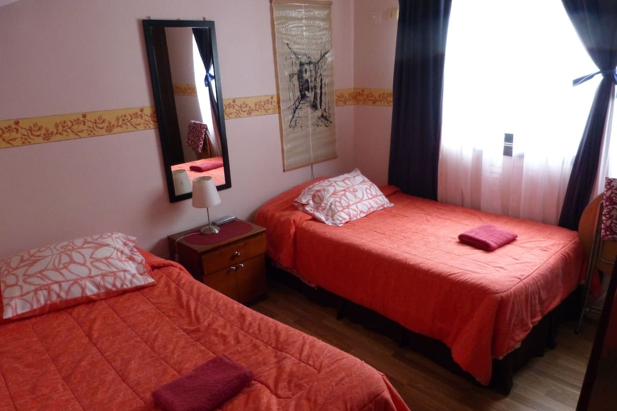 Chambre avec lits jumeaux, 2 lits une place