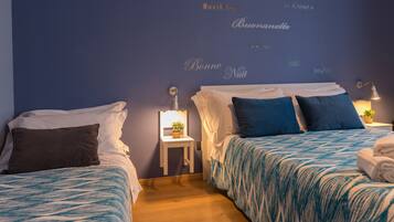 Quadruple Room, Private Bathroom (External) | Desk, iron/ironing board, free WiFi, bed sheets