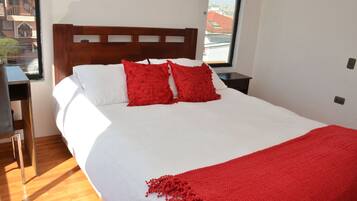 Premium bedding, Select Comfort beds, minibar, individually decorated