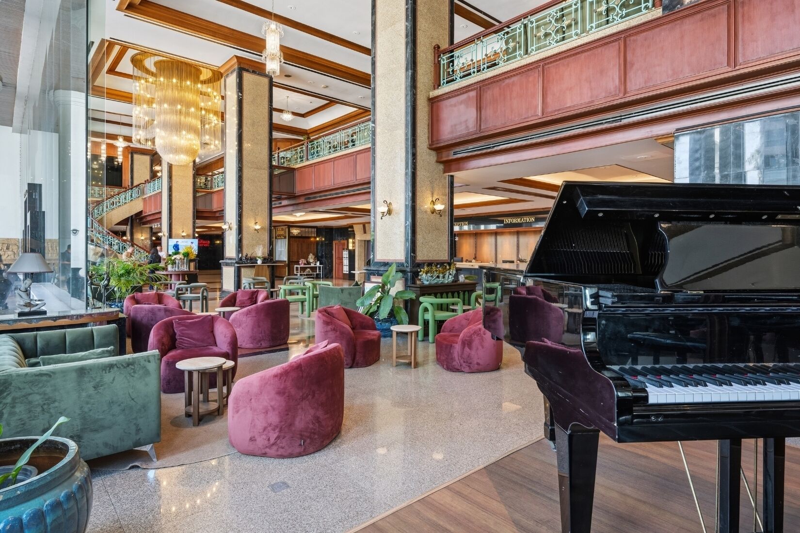 Lobby sitting area