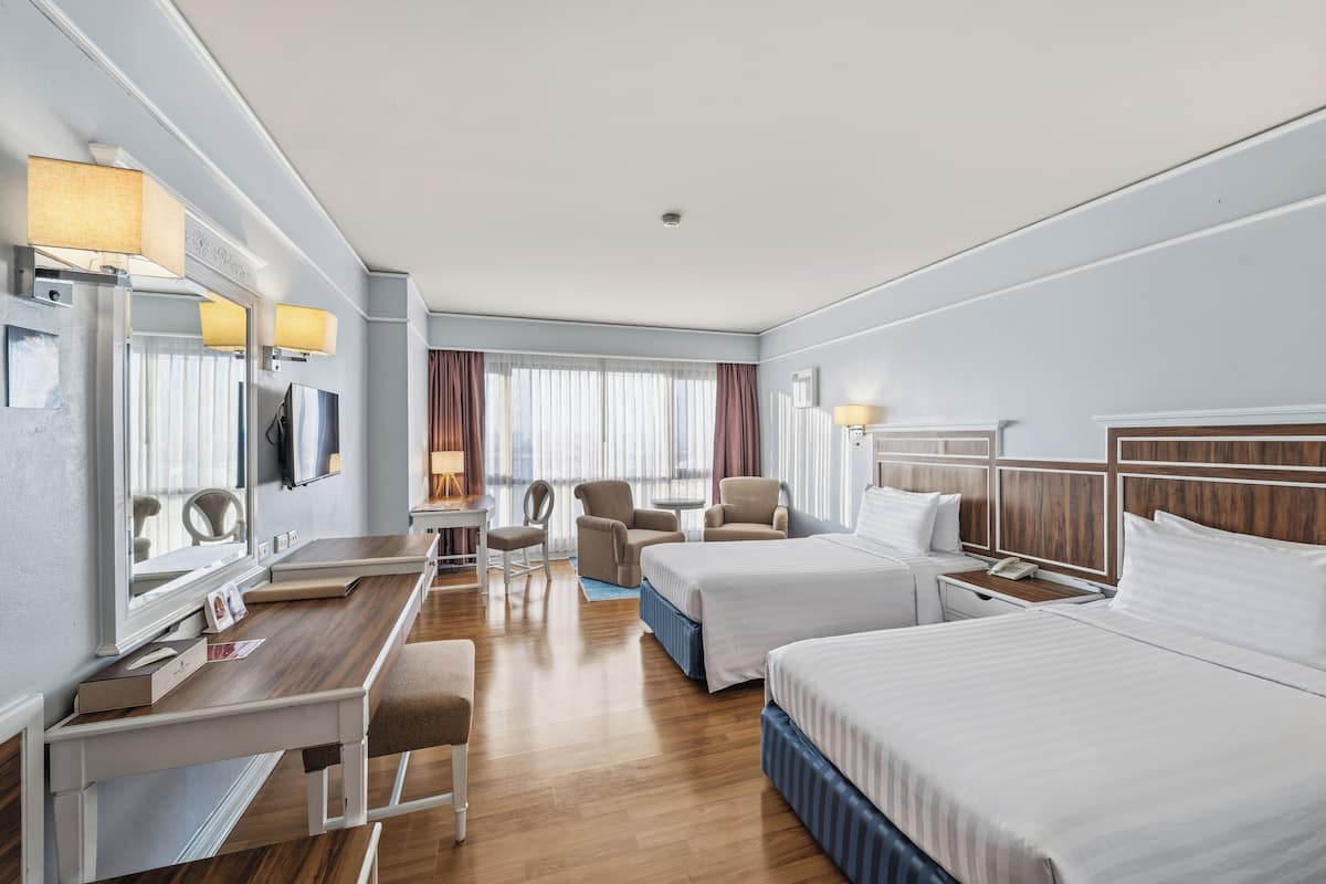 Super Deluxe Room - Twin | In-room safe, desk, blackout curtains, iron/ironing board