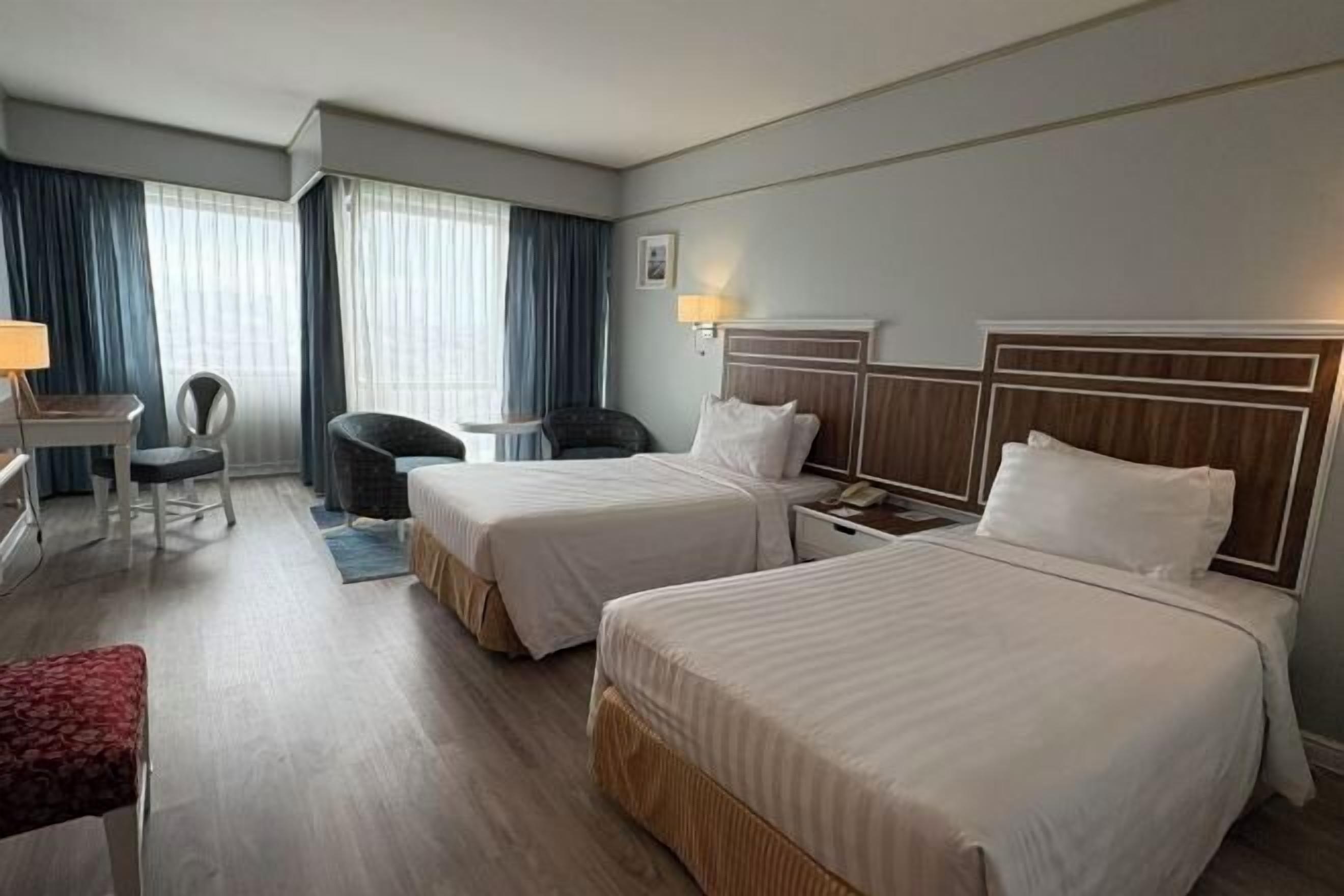 In-room safe, desk, blackout curtains, iron/ironing board