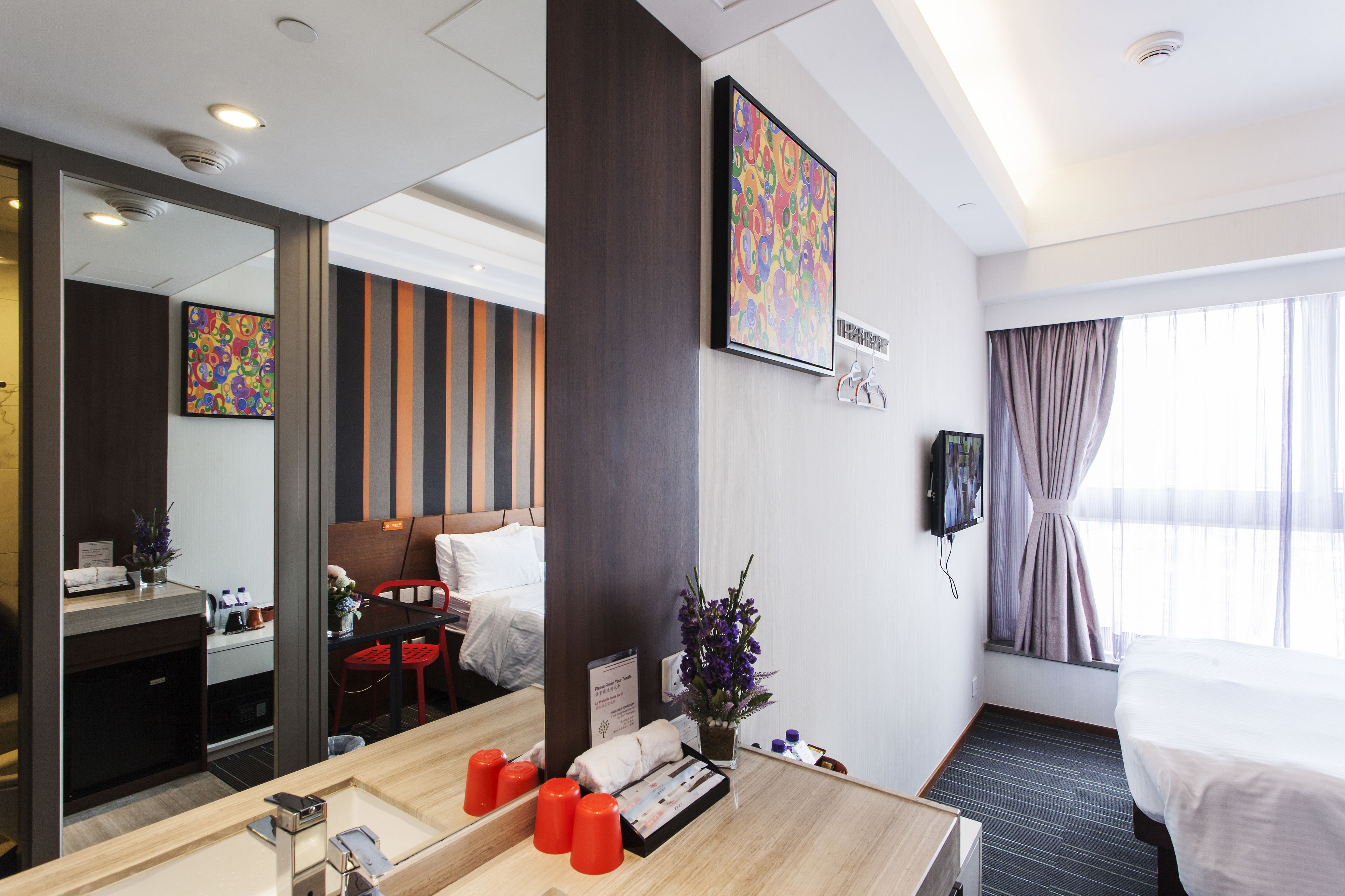 supreme double room | in-room safe, desk, blackout curtains, iron/ironing board