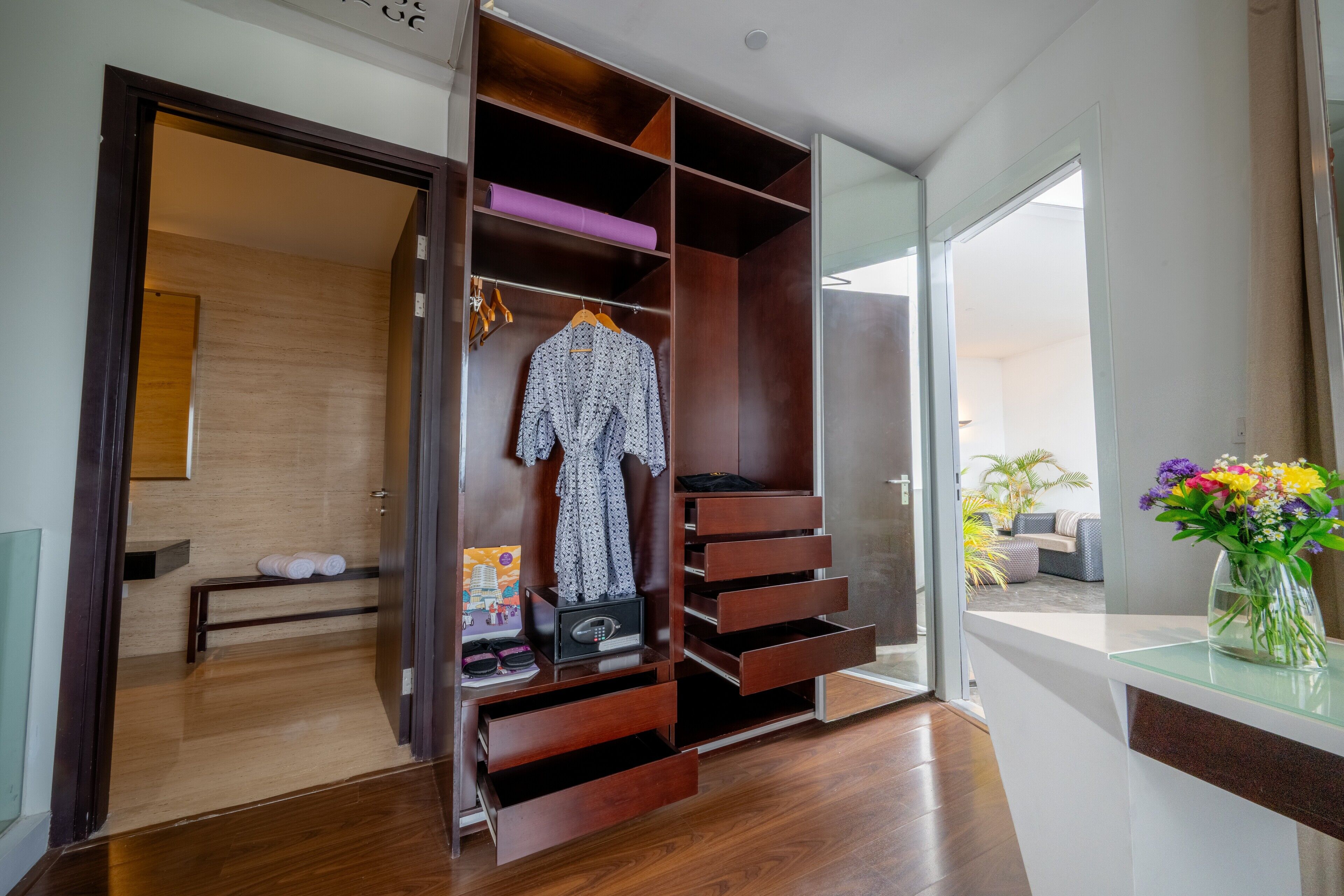 sensa suite | minibar, in-room safe, desk, blackout curtains