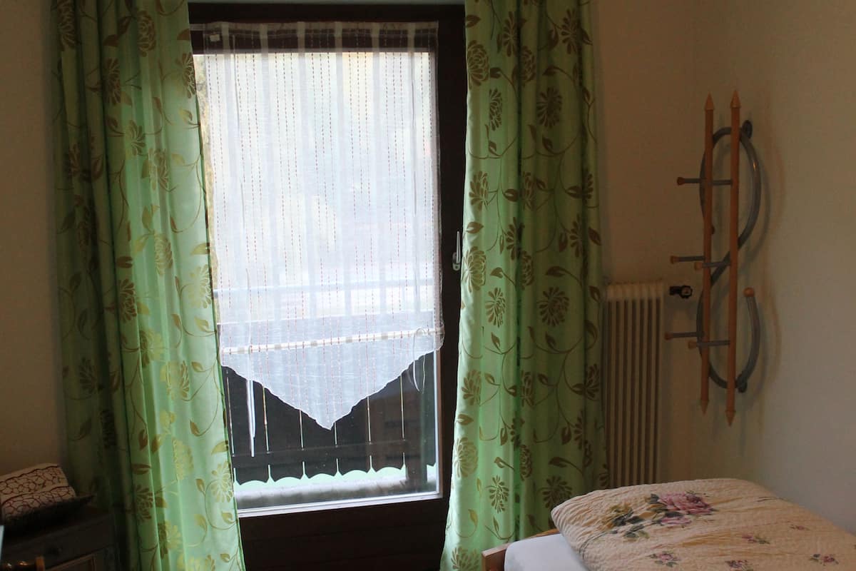 Economy eenpersoonskamer, gemeenschappelijke badkamer, uitzicht op rivier | Babybedden (toeslag), gratis wifi, beddengoed