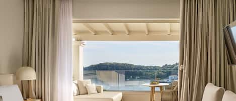 Ultima Sea View Room | 1 soveværelse, premium-sengetøj, pengeskab på værelset, skrivebord