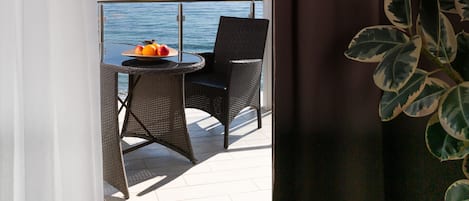 Suite, Sea View (Shower) | 1 bedroom, hypo-allergenic bedding, in-room safe, individually decorated