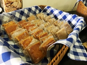 Petit déjeuner continental compris tous les jours