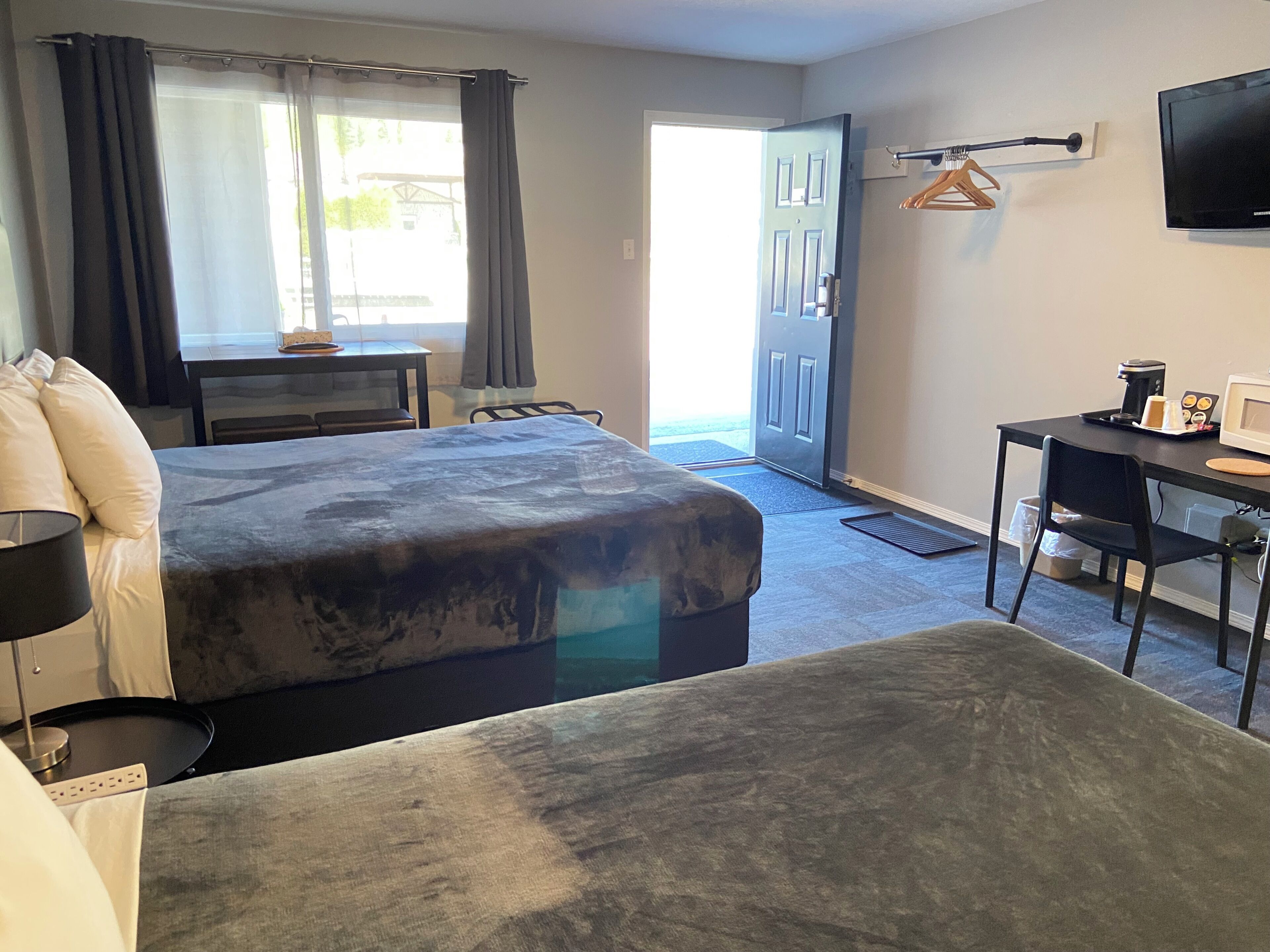Deluxe Room, 2 Queen Beds | Desk, blackout curtains, free WiFi, bed sheets