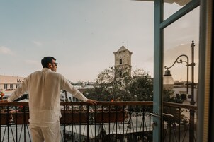 Family Studio, City View | Balcony view