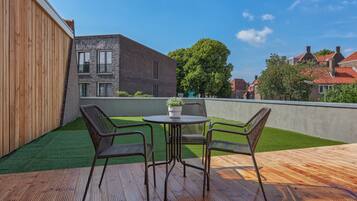 Luxury Apartment Mint, 1 Bedroom, Terrace, City View | Terrace/patio