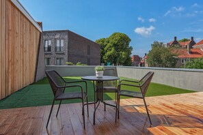 Luxury Apartment Mint, 1 Bedroom, Terrace, City View | Teras/patio