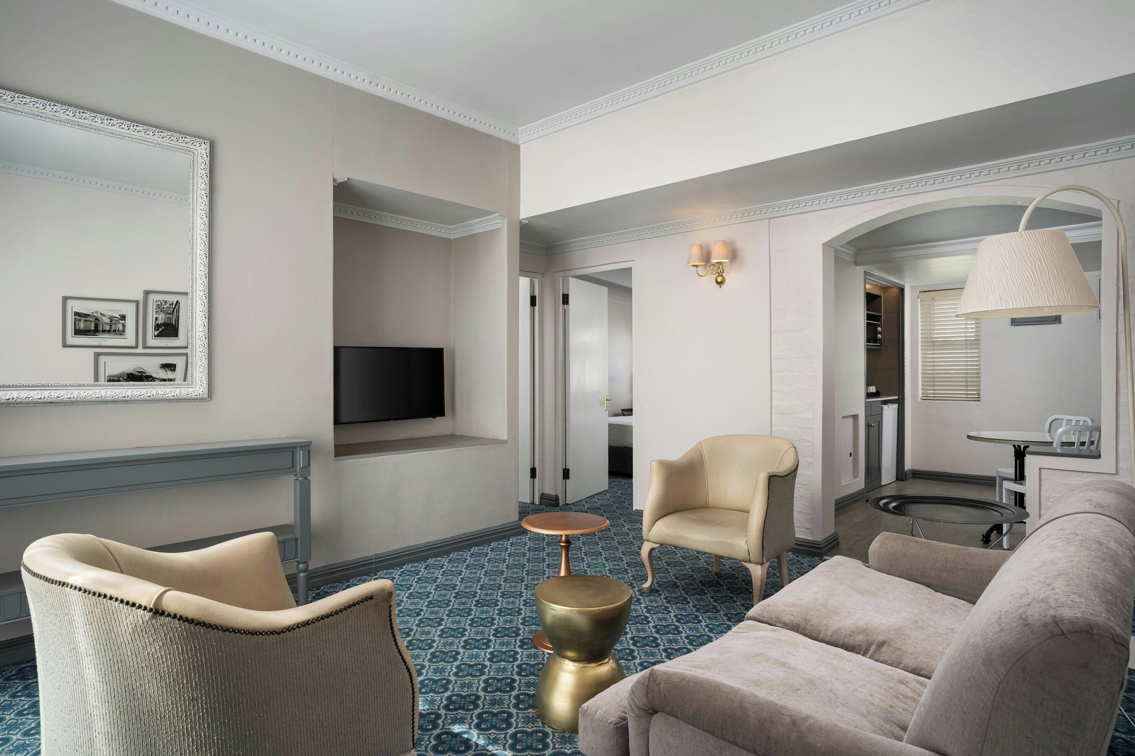 Executive Suite, 2 Bedrooms | 1 bedroom, in-room safe, desk, iron/ironing board