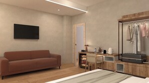 Family Quadruple Room, Oceanfront | Premium bedding, minibar, in-room safe, desk - Hotel Boutique Terracotta Sapri (Sapri)