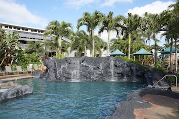 2 outdoor pools, open 9:00 AM to 10:00 PM, pool umbrellas, sun loungers at The Cliffs at Princeville