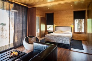 1 chambre, couette en duvet, décor unique, ameublement unique