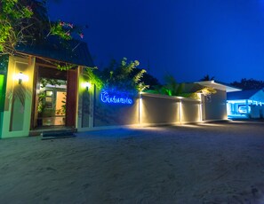 Front of property – evening/night