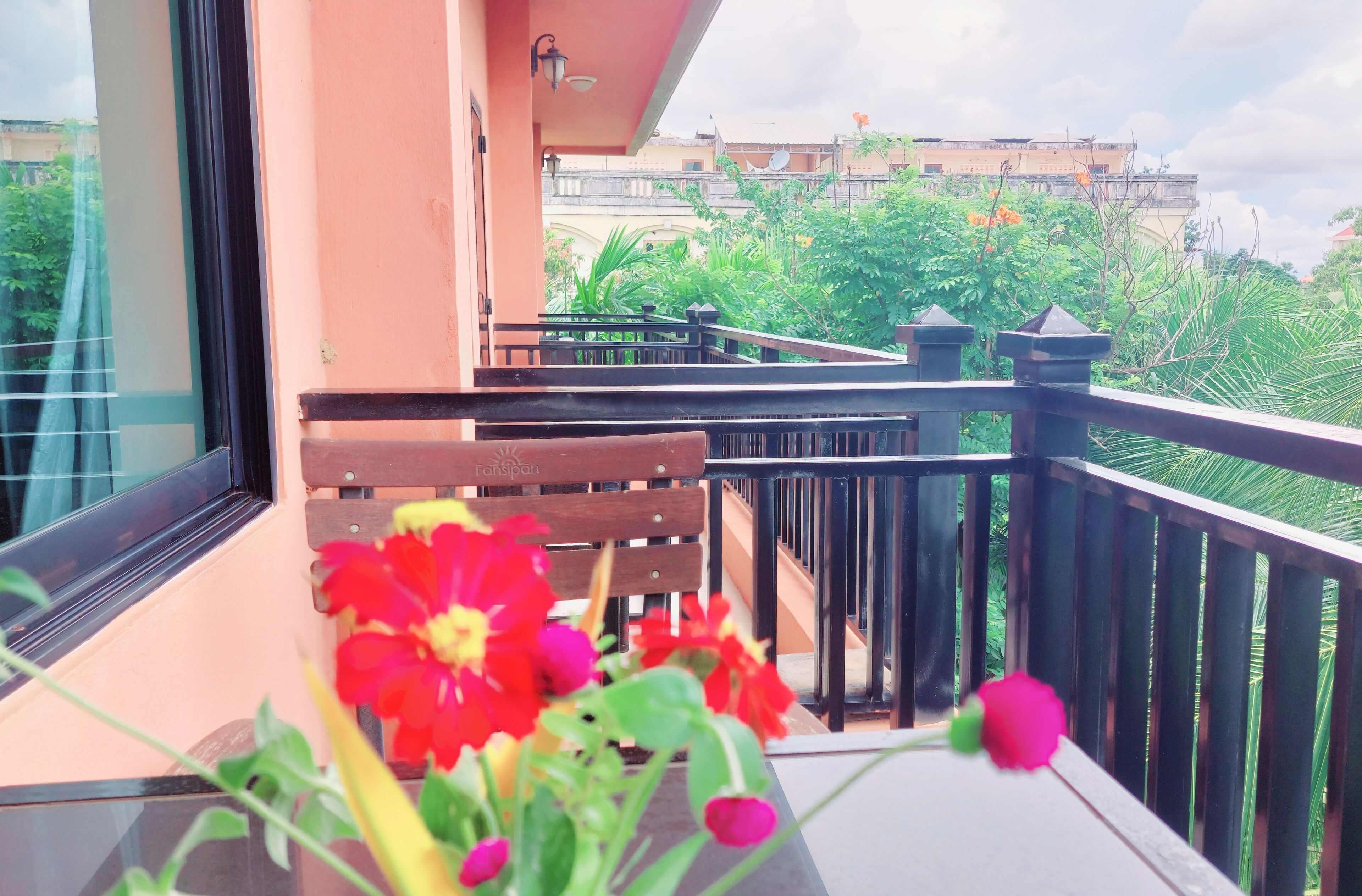 Habitación doble, balcón | Vista del balcón